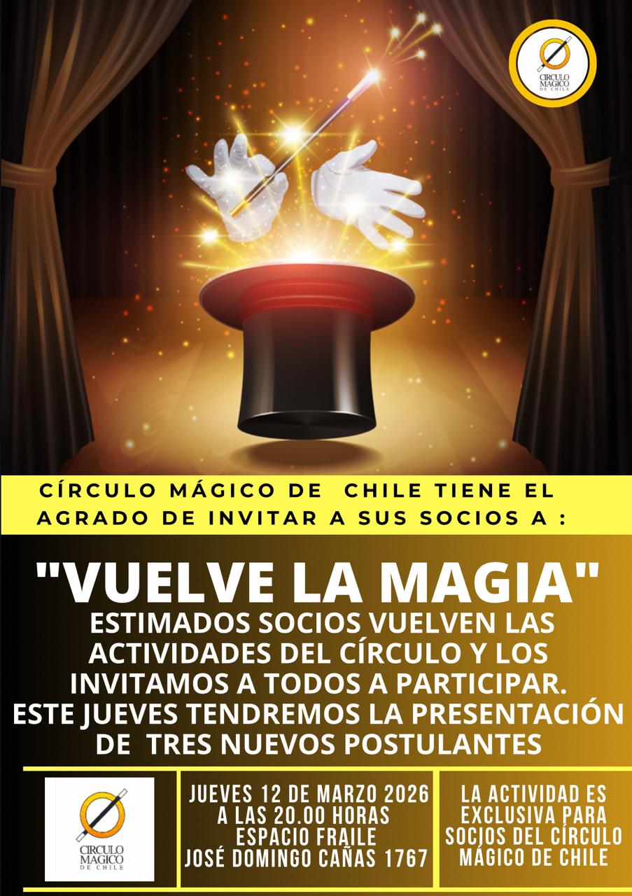 Circulo Magico de Chile - Reunion de socios